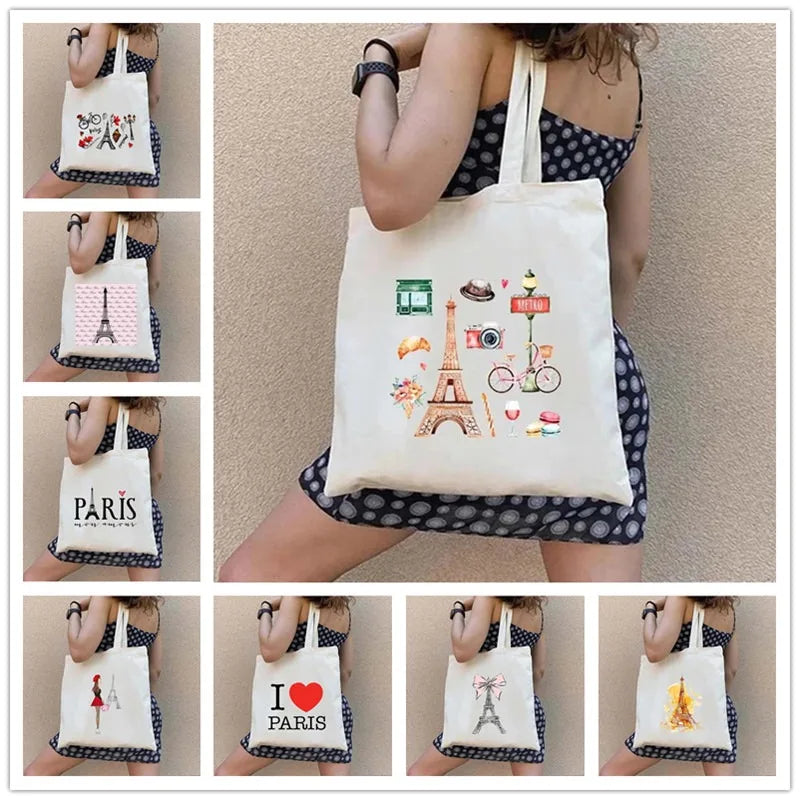 Shopper Shoulder Canvas Tote Bag