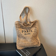 Hollow Woven Women's Shoulder Bag