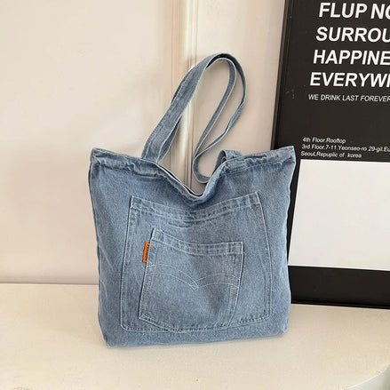 Comfortable Denim Hand Bag