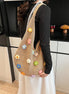 Knitted Hollow Tote Handbag