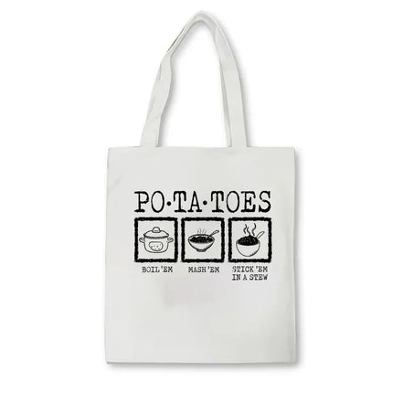 Potatoes Mash Canvas Tote Bag