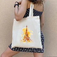 Shopper Shoulder Canvas Tote Bag