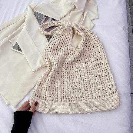 Hollow Woven Shoulder Bag