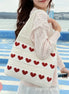 Heart-shaped Woven Bag