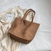 Woven Zipper Handbag
