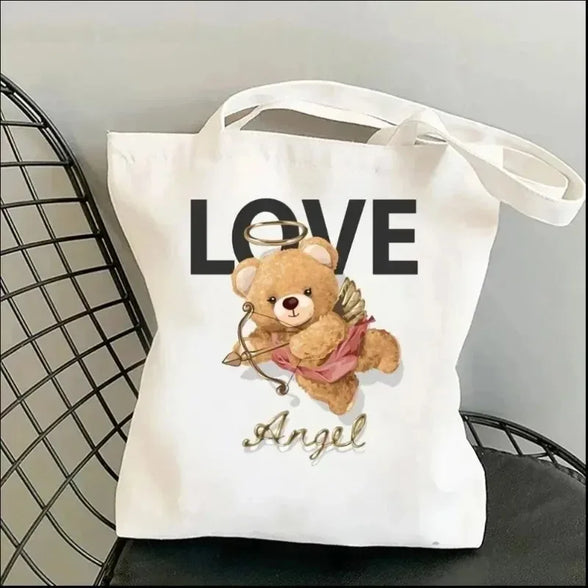 Cute Bear Art Shoulder Bag