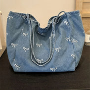 Casual Denim Tote Bag