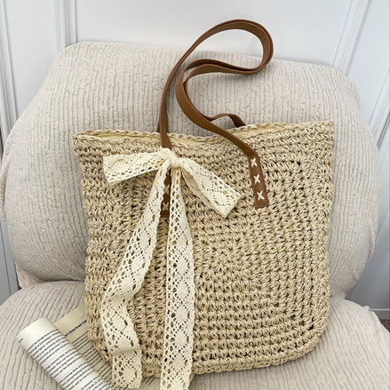 Fabric Hollow Out Shoulder Bag