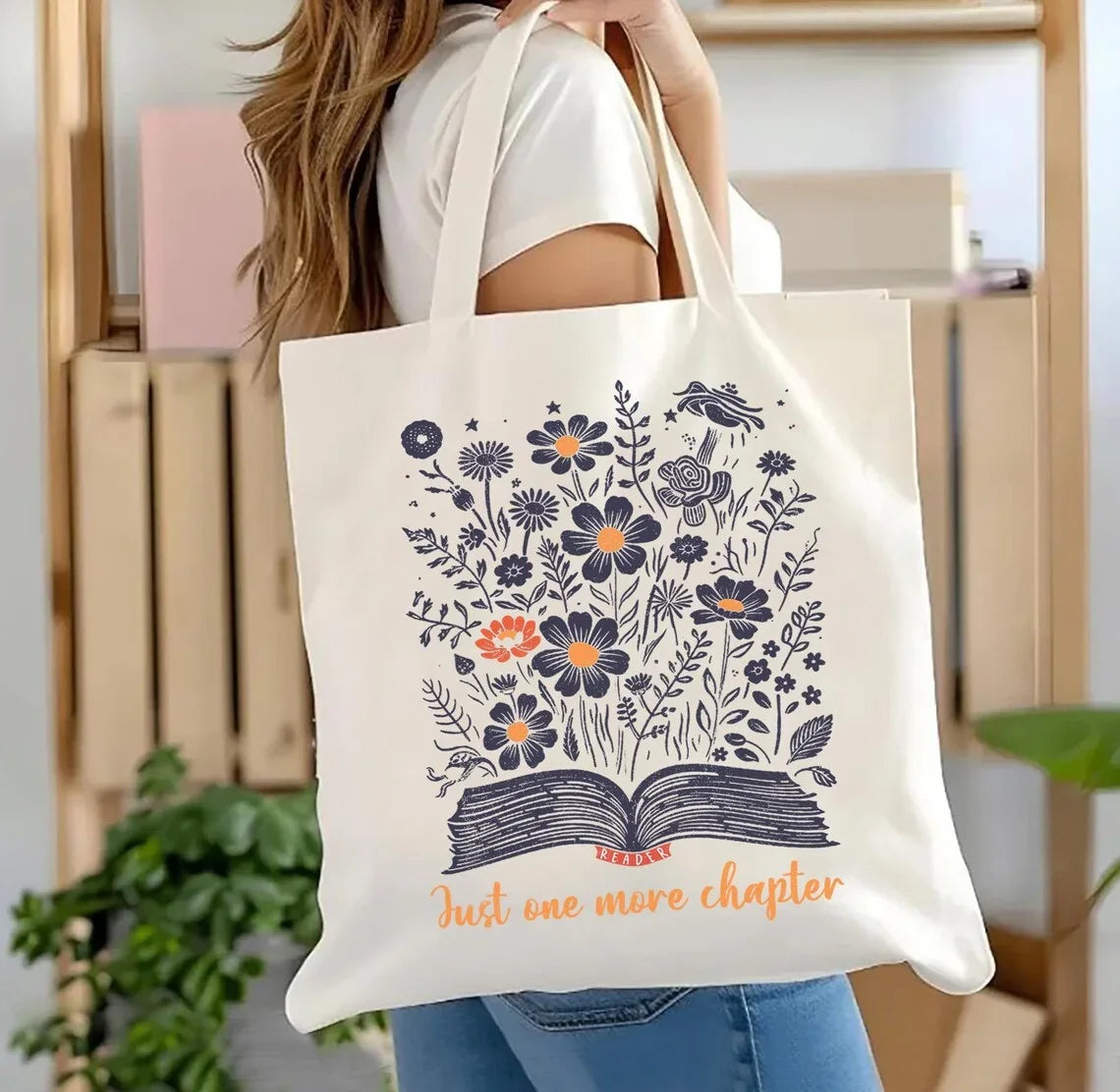 Book Lover Canvas Bag
