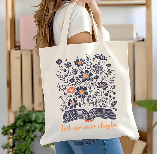 Book Lover Canvas Bag