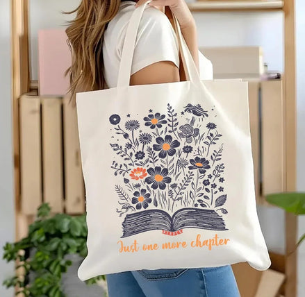Book Lover Canvas Bag