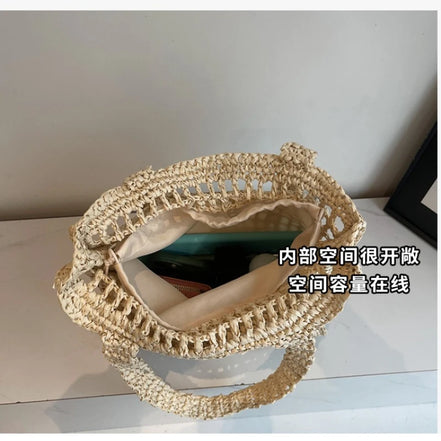 Hollow Woven Women's Shoulder Bag
