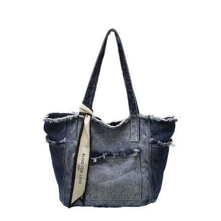 Denim Multifunctional Shoulder Bag