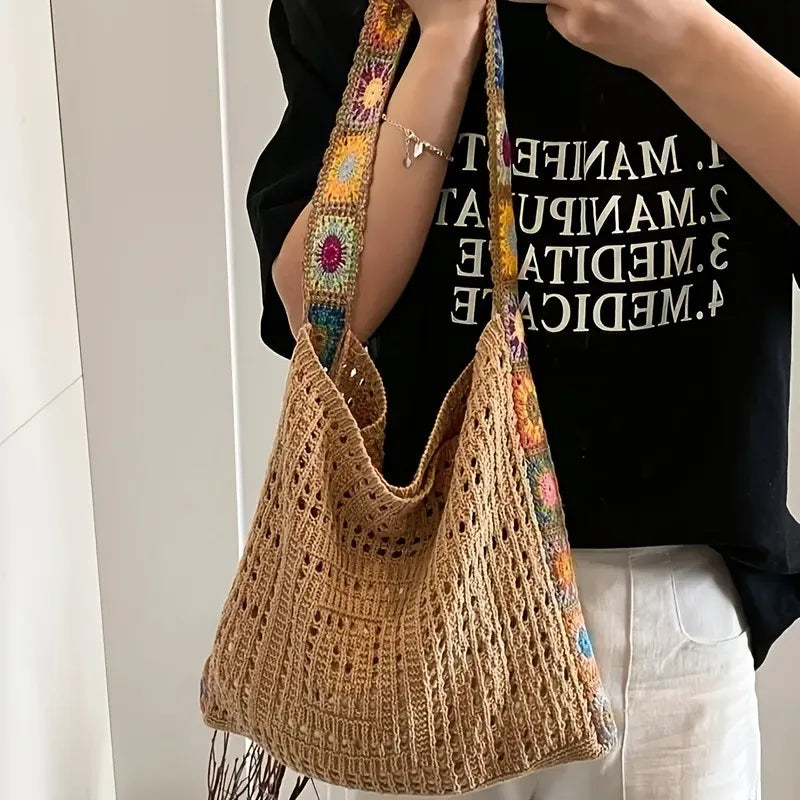 Hollow Out Beach Bag