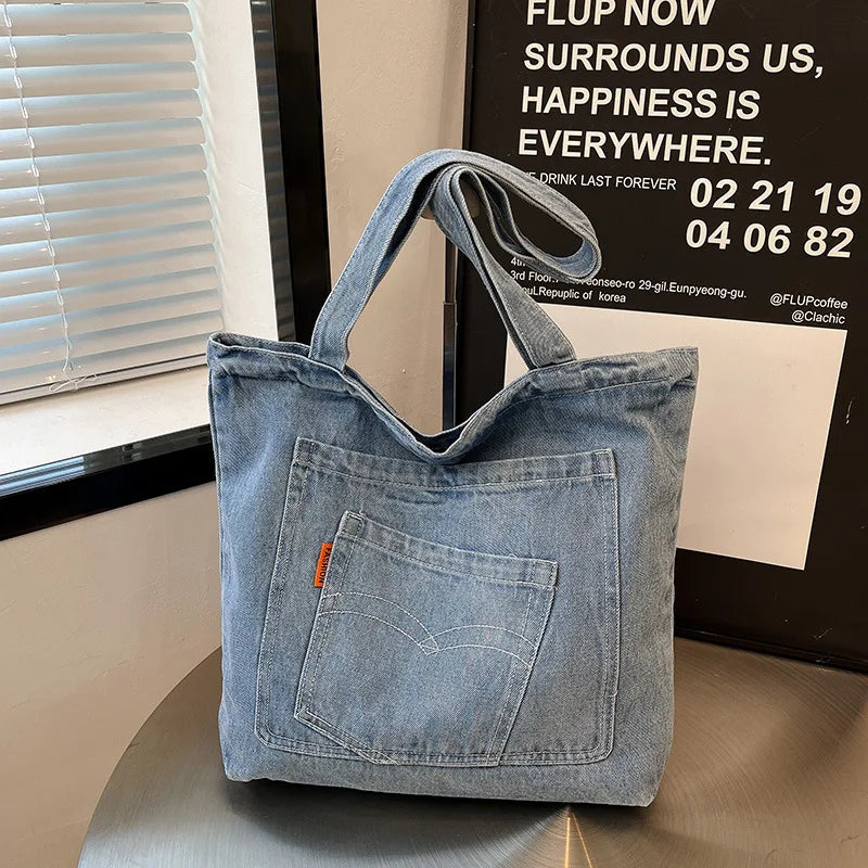 Comfortable Denim Hand Bag