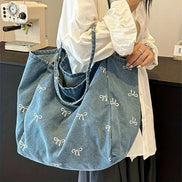 Casual Denim Tote Bag