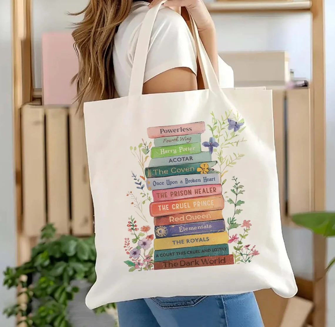 Book Lover Canvas Bag
