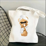 Cute Bear Art Shoulder Bag