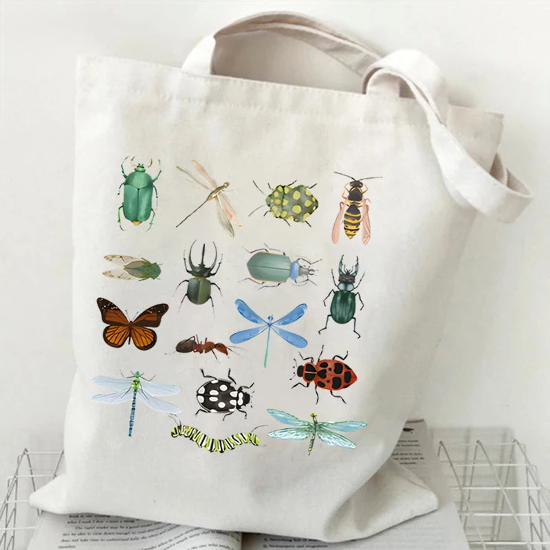 Fruits Design Canvas Tote Bag