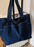Vintage Casual Denim Tote Bag