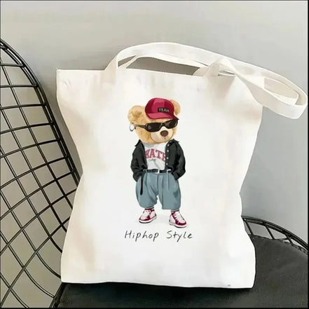Cute Bear Art Shoulder Bag