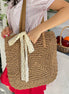 Fabric Hollow Out Shoulder Bag