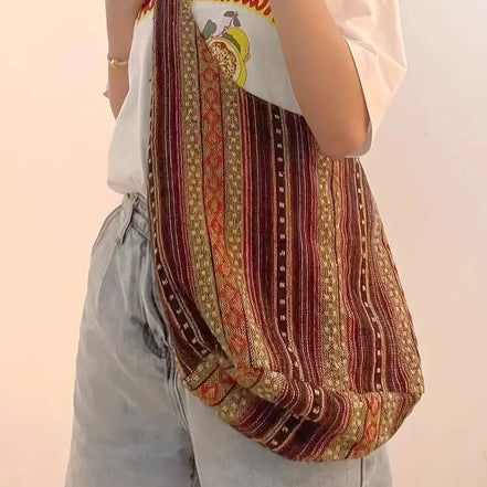 Bohemian Canvas Shoulder Crossbody Bag