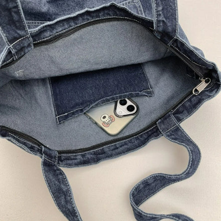 Comfortable Denim Hand Bag