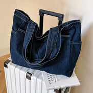 Vintage Casual Denim Tote Bag