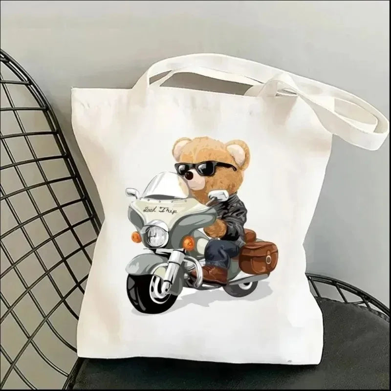 Cute Bear Art Shoulder Bag