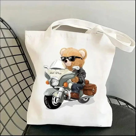 Cute Bear Art Shoulder Bag