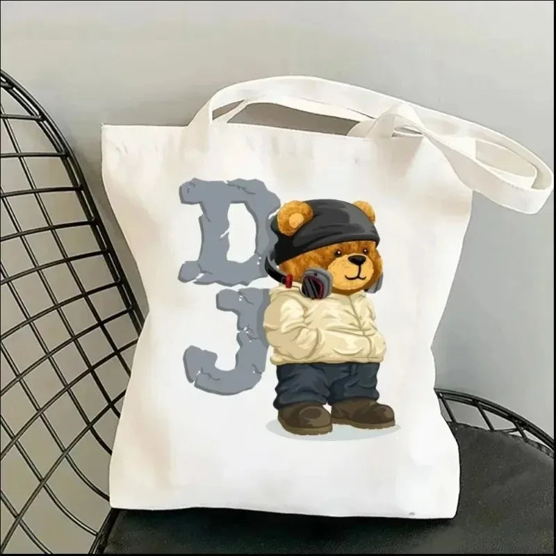 Cute Bear Art Shoulder Bag